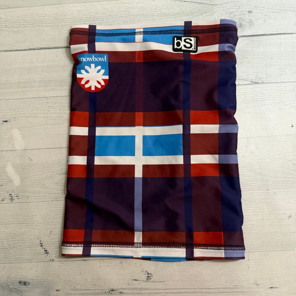 Blackstrap neck gaiter with snowbowl Montana logo one size